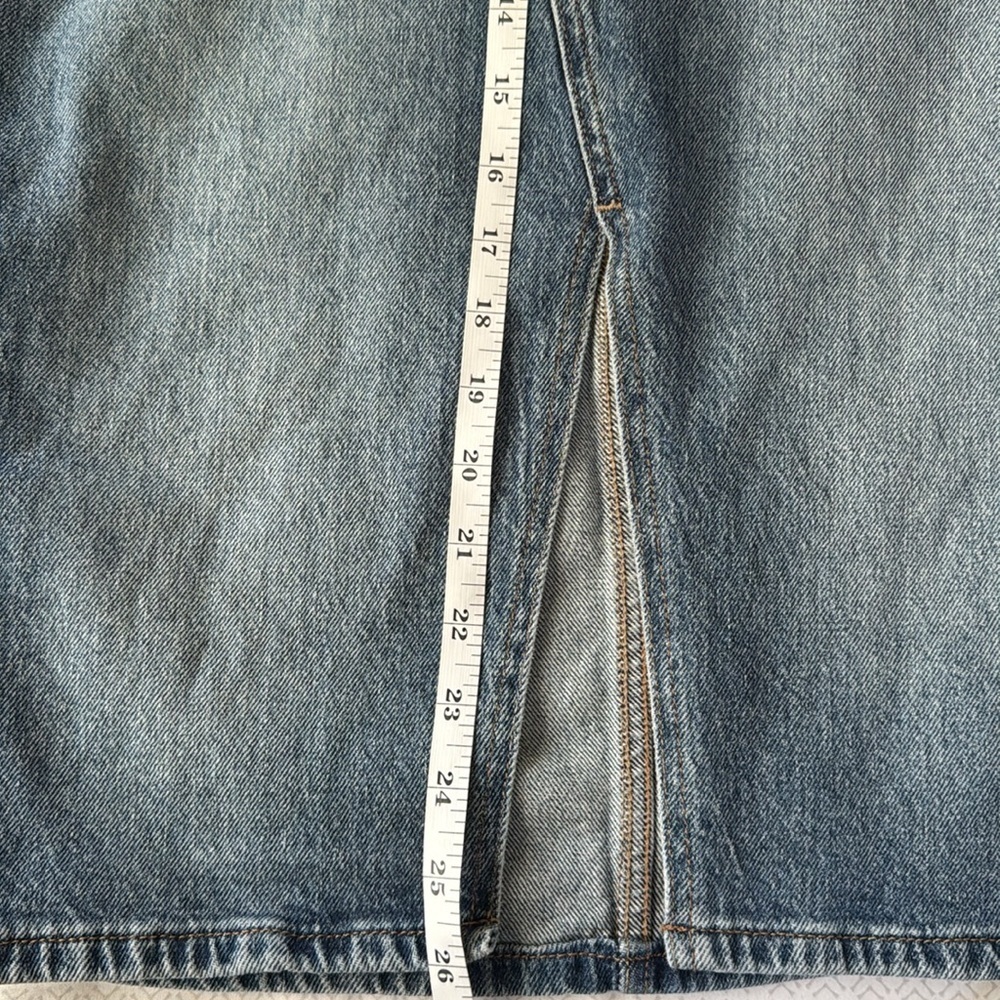 Lucky Brand Denim Midi Skirt Size 2|26 - Picture 7 of 7